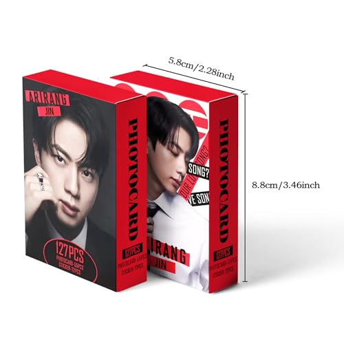 Collectible Photocard and Sticker Set - 127 Piece Fan Collection Kit