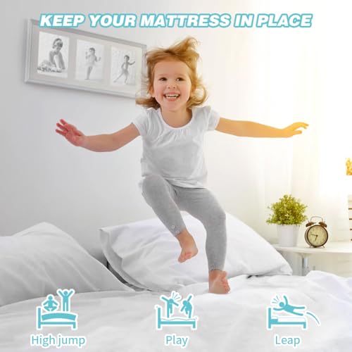 Non-Slip Mattress Gripper Pad - 63 x 78 Inch Anti-Slip Protector