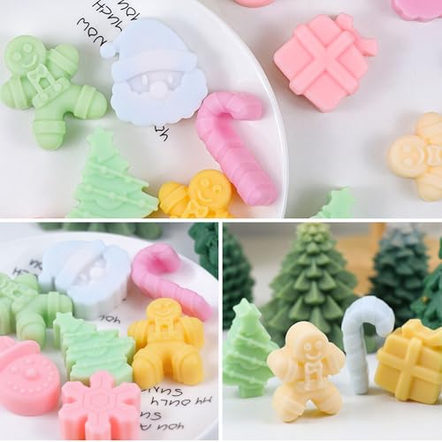 Christmas Silicone Chocolate Mold for Holiday Candy, Gums & Soaps