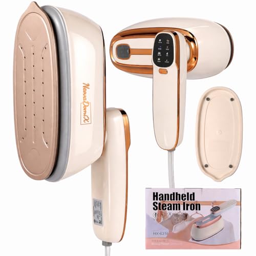 Portable Handheld Garment Steamer, 1500W Travel Fabric Iron with 8 Modes