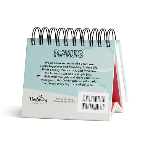 Daily Perpetual Desktop Flip Calendar with Stand (365 Day Page-A-Day)