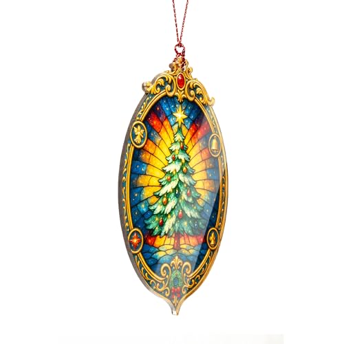RUSATEN Christmas Ornament 2025 Northern Lights Starry Night Holiday Decor