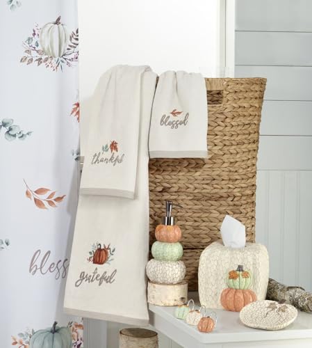Decorative Fingertip Towels - 100% Cotton Fall Hand Towel Set of 2