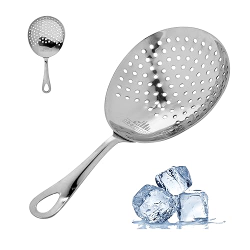 Stainless Steel Julep Strainer for Cocktails - A Bar Above, 304 Grade