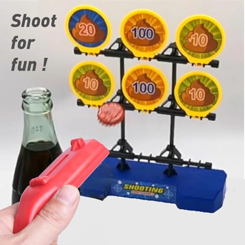 Cloud Zion Gun-Shaped Beer Bottle Opener - Fun Camping & Party Tool (Black, Red, Gray, 1)