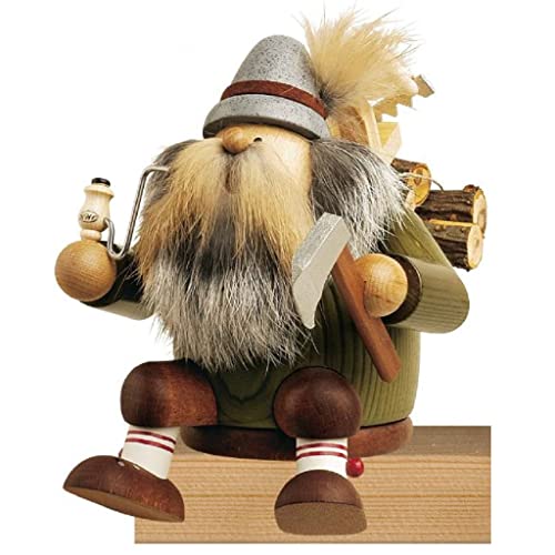 KWO Sitting Lumberjack German Incense Smoker - Handcrafted in Germany