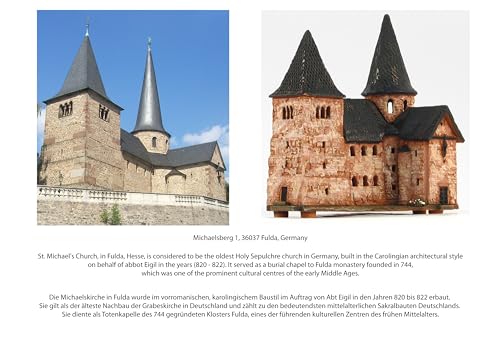 Ceramic Village House Tealight Holder – St Michael Church Fulda Handmade Miniature