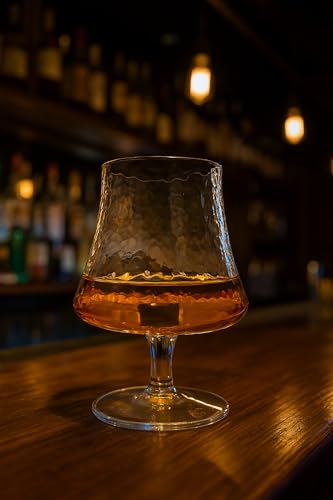 Bec's Designs Premium Brandy Snifter Glasses Set - 8oz Heavy-Base Stemware for Cognac & Whiskey