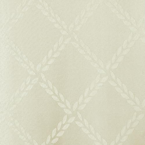 Self-Adhesive Fabric Sink Skirt - Water Repellent Vanity Cover (Ivory)