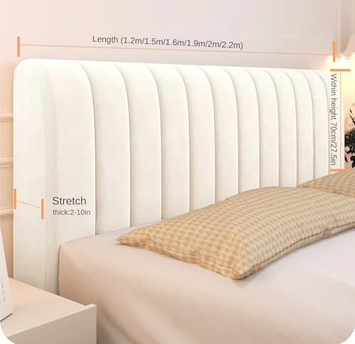Velvet Headboard Cover Slipcover for Full King Size Beds