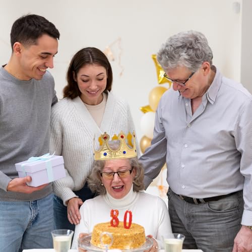 Regal Gold King Crown for Birthday Parties and Costume Dress-Up