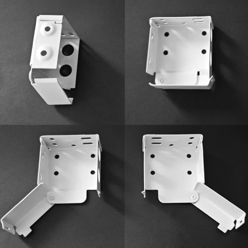2-Inch High Profile Mini Blind Brackets, Steel Window Headrail Holders