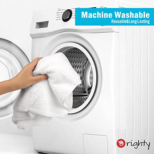 Orighty 6-Pack Quick-Drying Microfiber Hand Towels (16x28") - White