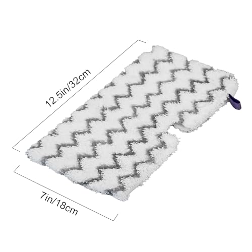6 Pack Microfiber Steam Mop Replacement Pads for Rectangle Steam Pocket Mops