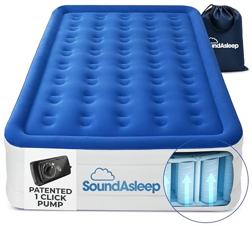 Raised Queen Air Mattress with Built-in Pump - 19 Inch Inflatable Guest Bed