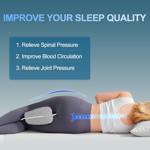 Memory Foam Knee Pillow for Side Sleepers - Ergonomic Leg Support