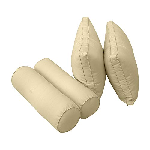 5-Piece Outdoor Daybed Cushion Cover Set - Crib Size Porch Swing Slipcovers