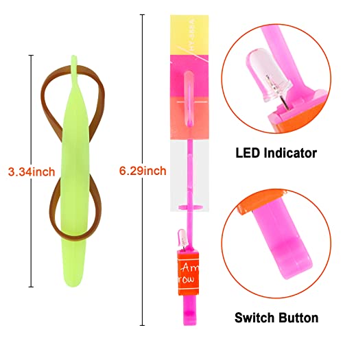50-Piece LED Slingshot Flying Helicopter Toy Set for Kids Party Favors