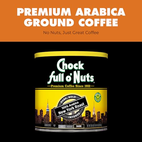 New York Roast Dark Roast Ground Coffee - 30.5 oz Recyclable Steel Can