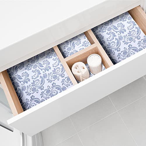 20 Sheets Scented Drawer Liners - Floral Fragrant Shelf Paper 14 x 19.5 Inch
