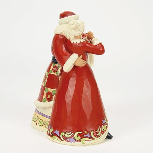 Jim Shore Heartwood Creek Santa & Mrs. Claus Holiday Figurine 6.57 Inch
