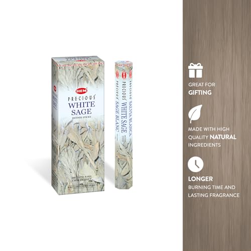 White Sage Incense Sticks 100 Count - Natural Aromatherapy for Meditation
