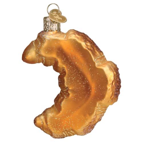 Old World Christmas Croissant Glass Ornament for Tree - Croissant