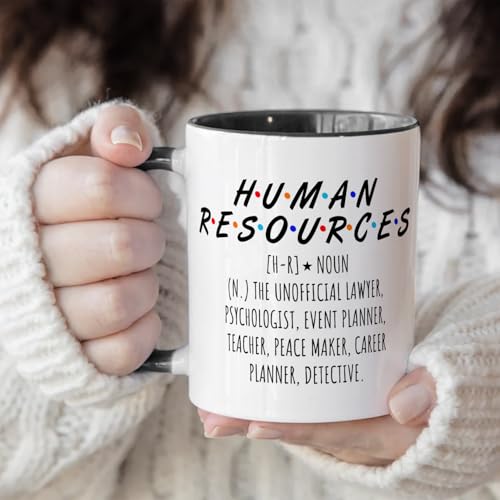 FUNNYUNCLE Human Resources Coffee Mug – Appreciation Gift for HR Professionals, 11oz Ceramic