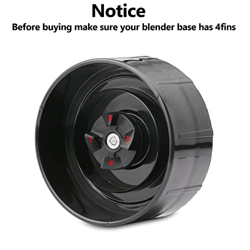250W Blender Blade Replacement Set with Gaskets for 250W Personal Blenders
