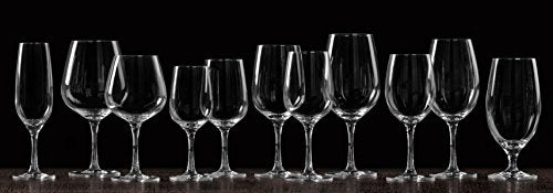 European Crystal Water Glasses, 17 Ounce All-Purpose Stemware, Set of 6