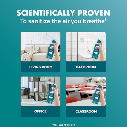 Lysol Air Sanitizer Spray, Freshener Alternative, Simple Fresh 3-Pk