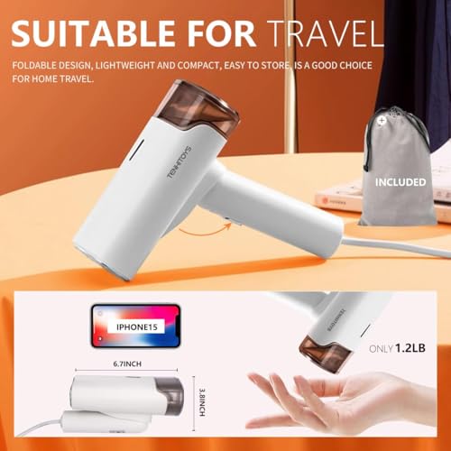 Portable Foldable Travel Garment Steamer 110V Mini Clothes Iron