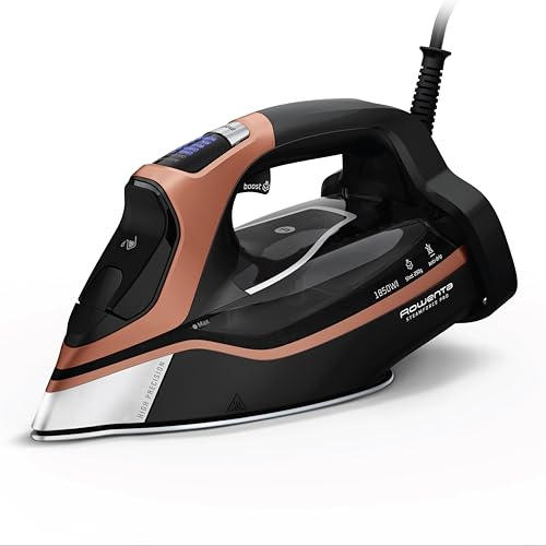 Rowenta SteamForce Pro Steam Iron for Clothes, 1850W Smart Screen DW9580