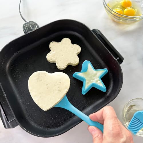 Junior Pancake Kit with 5-Piece Tool Set and 3 Silicone Molds