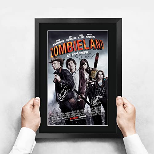 HWC Trading Zombieland 1 Woody Harrelson Framed Poster 16x12