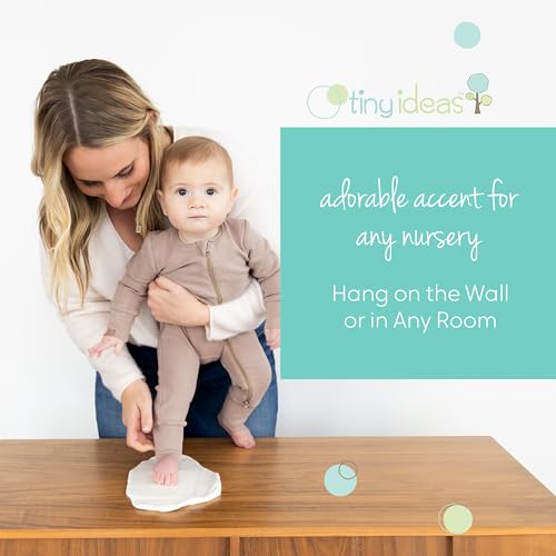 DIY Baby Handprint & Footprint Ornament Kit - No Mess Newborn Keepsake