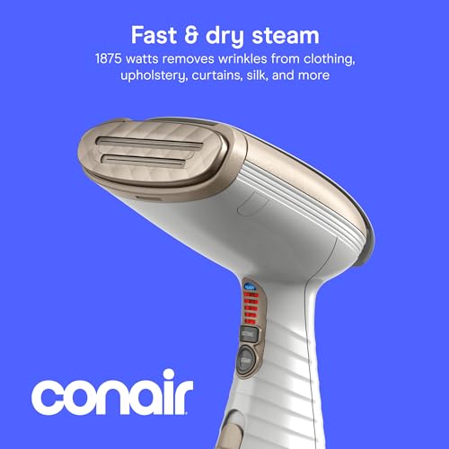 Conair Turbo ExtremeSteam 1875W Handheld Garment Steamer for Clothes