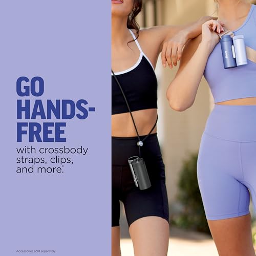 2-in-1 Personal Fan and Dry-Touch Mist, Rose Gold