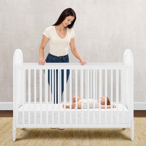 Dual-Sided Waterproof Crib and Toddler Mattress - Non-Toxic Fiber Core