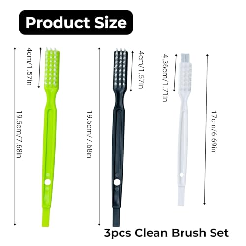 3-Piece Juicer Cleaning Brush Set for Masticating Juicers