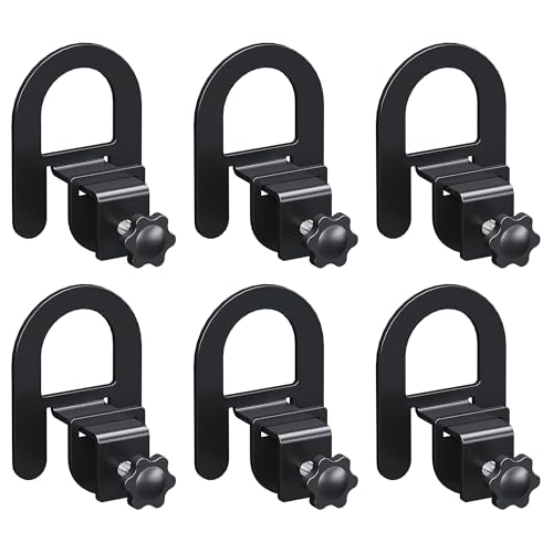Adjustable Non-Slip Mattress Slide Stopper for Metal Bed Frame - 6 Pack