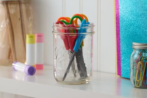 16 oz Wide Mouth Glass Mason Jars with Lids and Bands (Pack of 3)