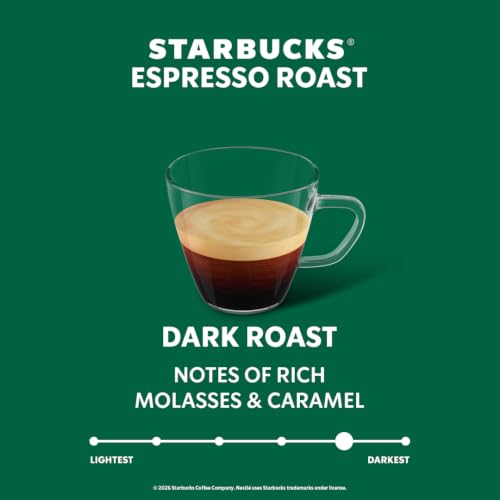 Dark Roast Espresso Coffee Pods - 50 Count Recyclable Capsules (5 Pack)