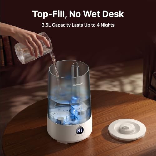 Cool Mist Humidifier & Essential Oil Diffuser 3.6L Black