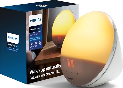 Smart Sunrise Alarm Clock & Wake-Up Light with Natural Sounds & FM Radio