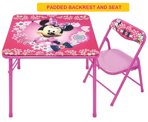 Kids Activity Table and Padded Chair Set for Toddlers, 20-Inch Table