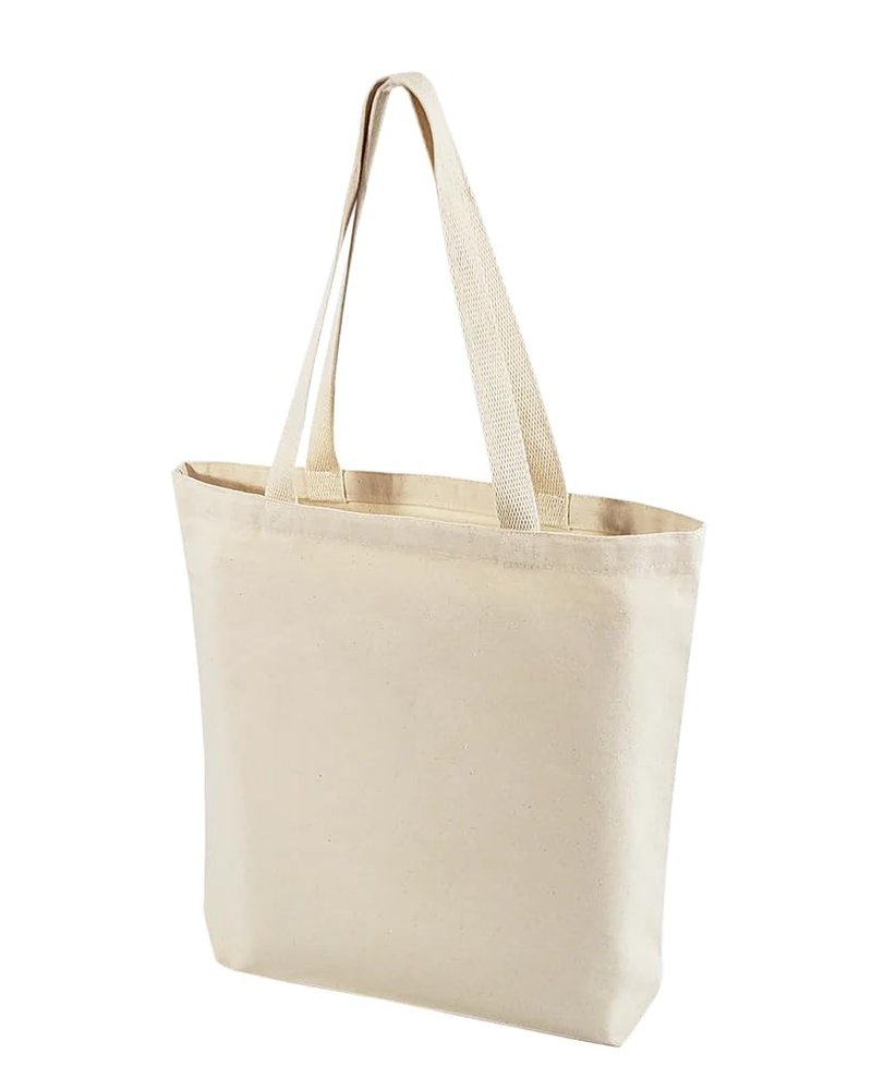 TBF Wholesale Canvas Tote Bags, 15" W x 16" H x 3" G, Cotton Reusable Grocery Shopping Bags, Blank, DIY Painting Printing Embroidery (3, Natural Tote Bags)