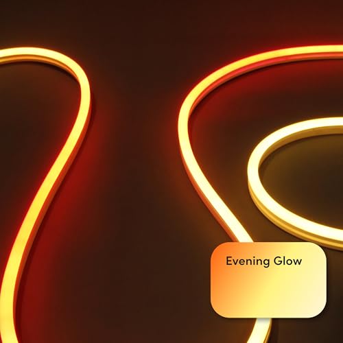 Flexible Neon LED Rope Light 6.5ft, Color Changing Smart Ambient Lighting