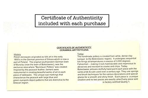 Polish Pottery Mug - 15 oz. Bubble - Primrose