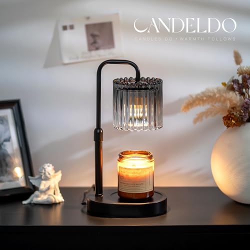 Adjustable Candle Warmer Lamp with Timer & Dimmable Light